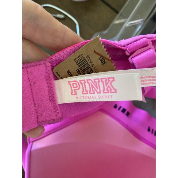 Victorias Secret Womens 38D Pink Wear Everywhere Wireless Lightly Lined Bra NEW - Picture 6 of 8